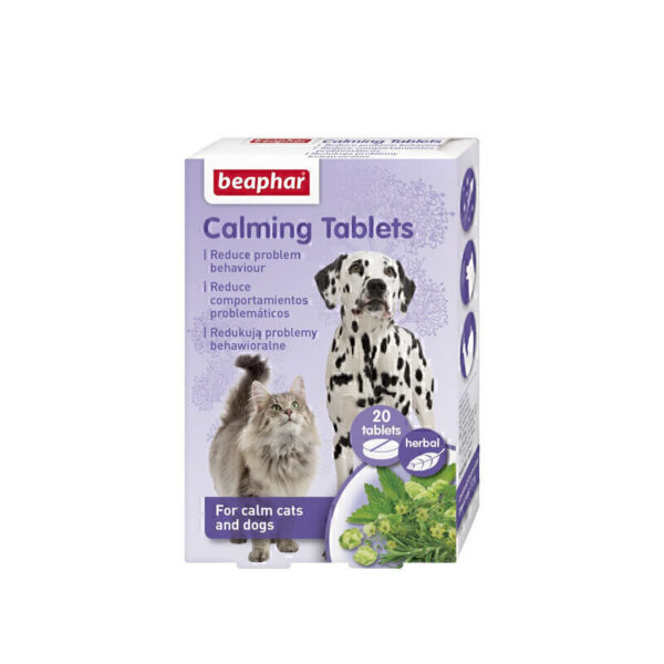 قرص آرامش بخش سگ و گربه بیفار Beaphar Dog & Cat Calming Tablet بسته 20 عددی
