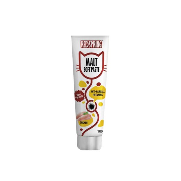 خمیر مالت گربه رداسپرینگ با طعم مرغ Redspring Malt Soft Paste Chicken وزن 100 گرم