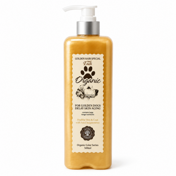 خرید شامپو سگ اندی مناسب موهای طلایی Endi Golden Hair Dog Shampoo حجم ۵۰۰ میلی‌لیتر