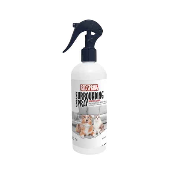 اسپری ضدعفونی‌کننده محیط حیوانات رد اسپرینگ بدون رایحه Redspring Unscented Pet Environment Disinfectant Spray حجم 500 میلی‌لیتر