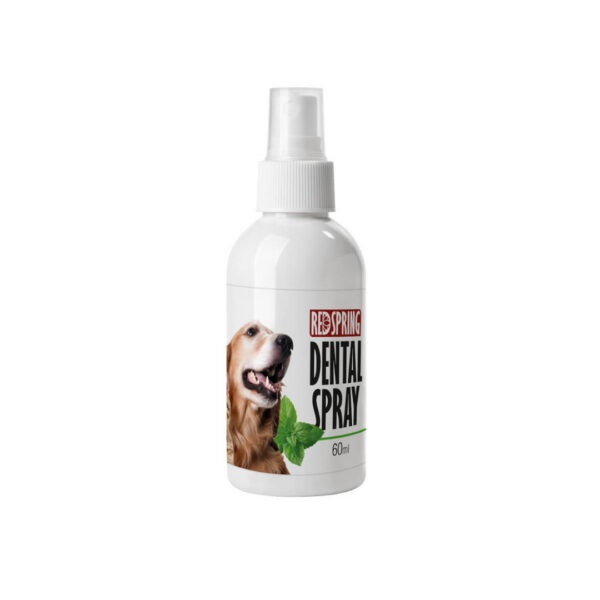 اسپری دندان سگ و گربه مدل دنتال با عصاره نعنا Dental Spray Mint Extract حجم ۶۰ میلی‌لیتر