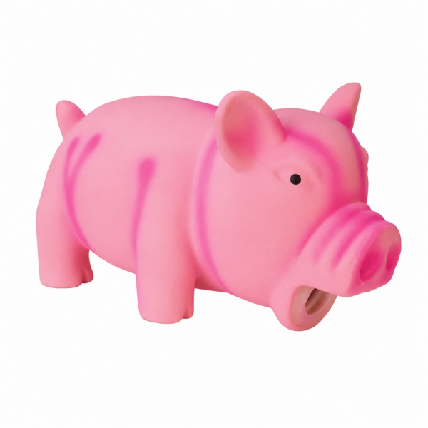 اسباب بازی عروسک لاتکس سگ مدل خوک صدا دار Squeaky and Chew Dog Toy for Small Medium Large Dogs Cute Pig Style