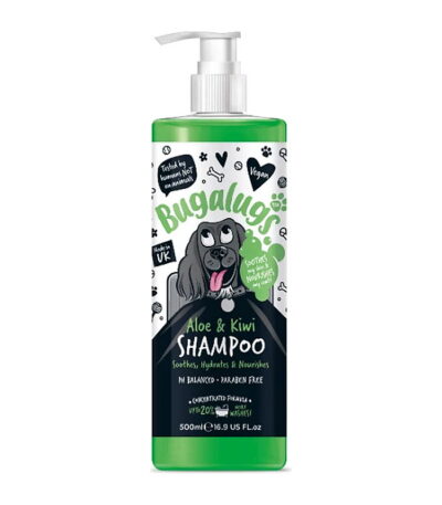 شامپو سگ باگالوگز حاوی آلوئه‌ورا و کیوی Bugalugs Aloe & Kiwi Dog Shampoo حجم 500 میلی لیتر