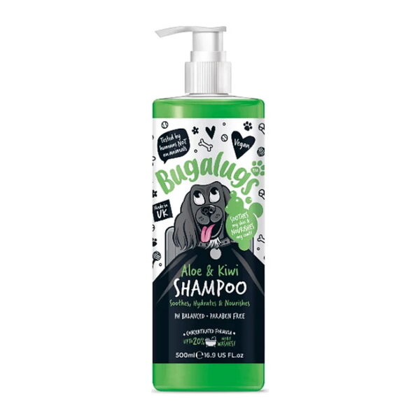 شامپو سگ باگالوگز حاوی آلوئه‌ورا و کیوی Bugalugs Aloe & Kiwi Dog Shampoo حجم 500 میلی لیتر