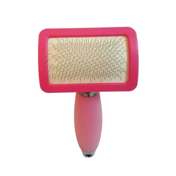 برس سگ و گربه دوگز مدل دسته سیلیکونی Dougez Silicone Handle Pet Brush for Dogs & Cats