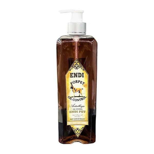 شامپو ضد آلرژی سگ اندی مناسب پوست‌های حساس Endi Shampoo Oil Control حجم 500 میلی‌لیتر